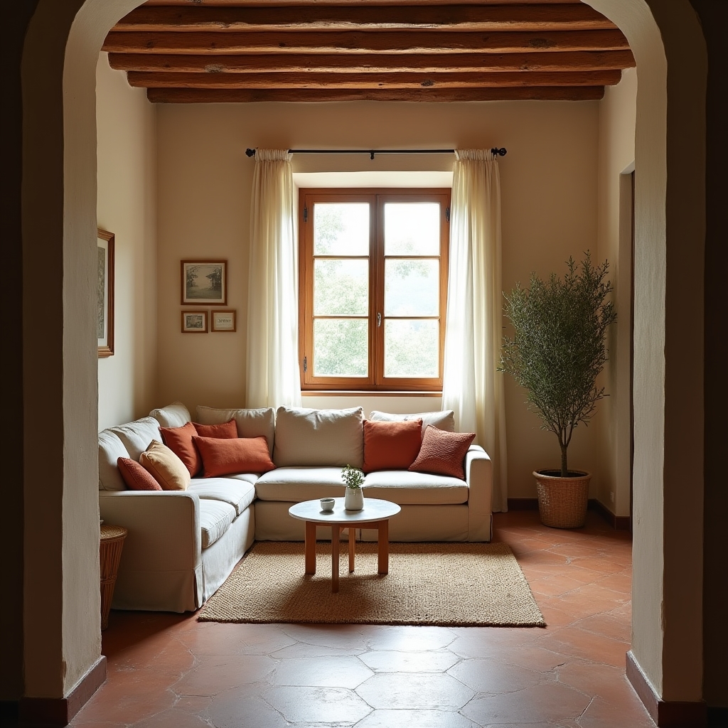 Soggiorno accogliente di un appartamento gestito da Qyxulviaai